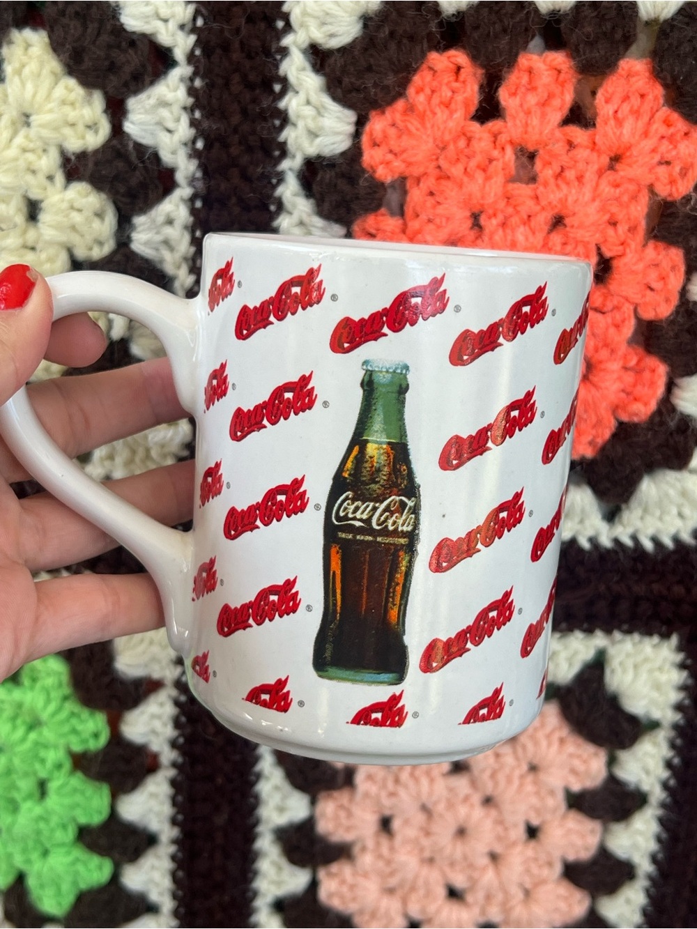 1997 Coca-Cola Gibson Coffee Mug Vintage Coke Bottle Logo Ceramic Cup